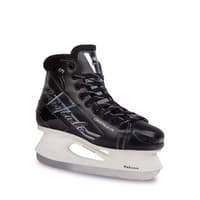 BOTAS Cristalo 171 Women's and Girls' Ice Skates with Hockey Blade – Black/Silver