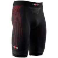 I-EXE Made in Italy - Multizone Compression Men's Shorts - Color: Black with Red