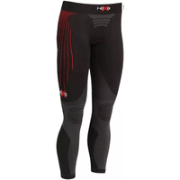 I-EXE Made in Italy – Multizone Compression Women’s Tigths Pants – Color: Black with Red I-EXE Made in Italy - Multizone Compression Women's Tigths Pants - Color: Black with Red