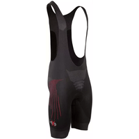 I-EXE Made in Italy – Multizone Compression Men’s Cycling Shorts – Color: Black with Red I-EXE Made in Italy - Multizone Compression Men's Cycling Shorts - Color: Black with Red