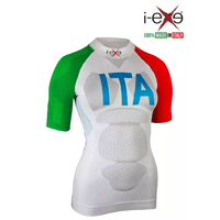 I-EXE Made in Italy - Multizone Short Sleeve Compression Shirt - Italia Limited Edition