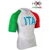 I-EXE Made in Italy - Multizone Short Sleeve Compression Shirt - Italia Limited Edition