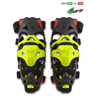 UFO PLAST Made in Italy – Professional Knee Shin Guards, Three Cups System, One-Size fits all 4 Knee Brace