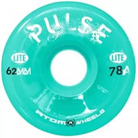 ATOM PULSE Lite Quad Skate Outdoor Wheels 62mm x 33mm 78a – Mint