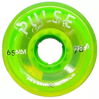 ATOM PULSE Quad Skate Outdoor Wheels 65mm x 37mm 78a – Lime