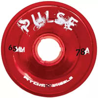 ATOM PULSE Quad Skate Outdoor Wheels 65mm x 37mm 78a – Red