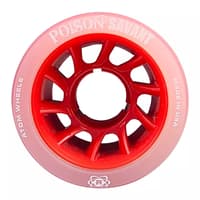Atom Roller POISON SAVANT Quad Derby Wheels 59X38 Hybrid - Red - PACK OF 4