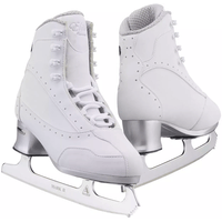 Jackson Softec Elite ST7200 women's ice skates in white, pair with Ultima Mark II blades