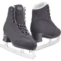 Jackson Softec Elite ST7202 men's ice skates, a pair of black microfiber boots on Ultima Mark II figure blades