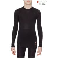 THERMOWAVE - MERINO WARM / Junior Merino Wool Thermal Shirt / BLACK