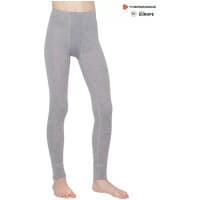 THERMOWAVE - MERINO WARM / Junior Merino Wool Pants / SILVER MELANGE