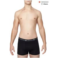 THERMOWAVE - MERINO LIFE / Mens Merino Wool Boxer Briefs / BLACK