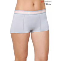THERMOWAVE - MERINO LIFE / Womens Merino Wool Boxer Briefs / SILVERY