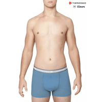 THERMOWAVE – MERINO LIFE / Mens Merino Wool Boxer Briefs / BLUESTONE THERMOWAVE - MERINO LIFE / Mens Merino Wool Boxer Briefs / BLUESTONE