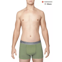 THERMOWAVE - MERINO LIFE / Mens Merino Wool Boxer Briefs / CAPULET OLIVE