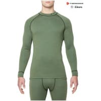 THERMOWAVE - MERINO XTREME / Mens Merino Wool Thermal Shirt / CAPULET OLIVE