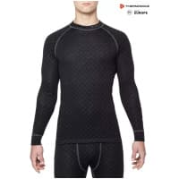 THERMOWAVE - MERINO XTREME / Mens Merino Wool Thermal Shirt / BLACK
