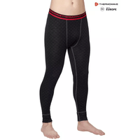 THERMOWAVE - MERINO XTREME / Mens Merino Wool Thermal Pants / BLACK