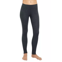 THERMOWAVE - MERINO WARM / Womens 100% Merino Wool 180 GSM Pants / Dark Grey Melange