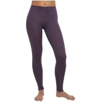 THERMOWAVE - MERINO WARM / Womens 100% Merino Wool 180 GSM Pants / Black Plum