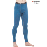 THERMOWAVE - MERINO XTREME / Mens Merino Wool Thermal Pants / DARK SEA