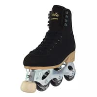 Jackson Vista PA500 women's inline figure skates in Black, left angle