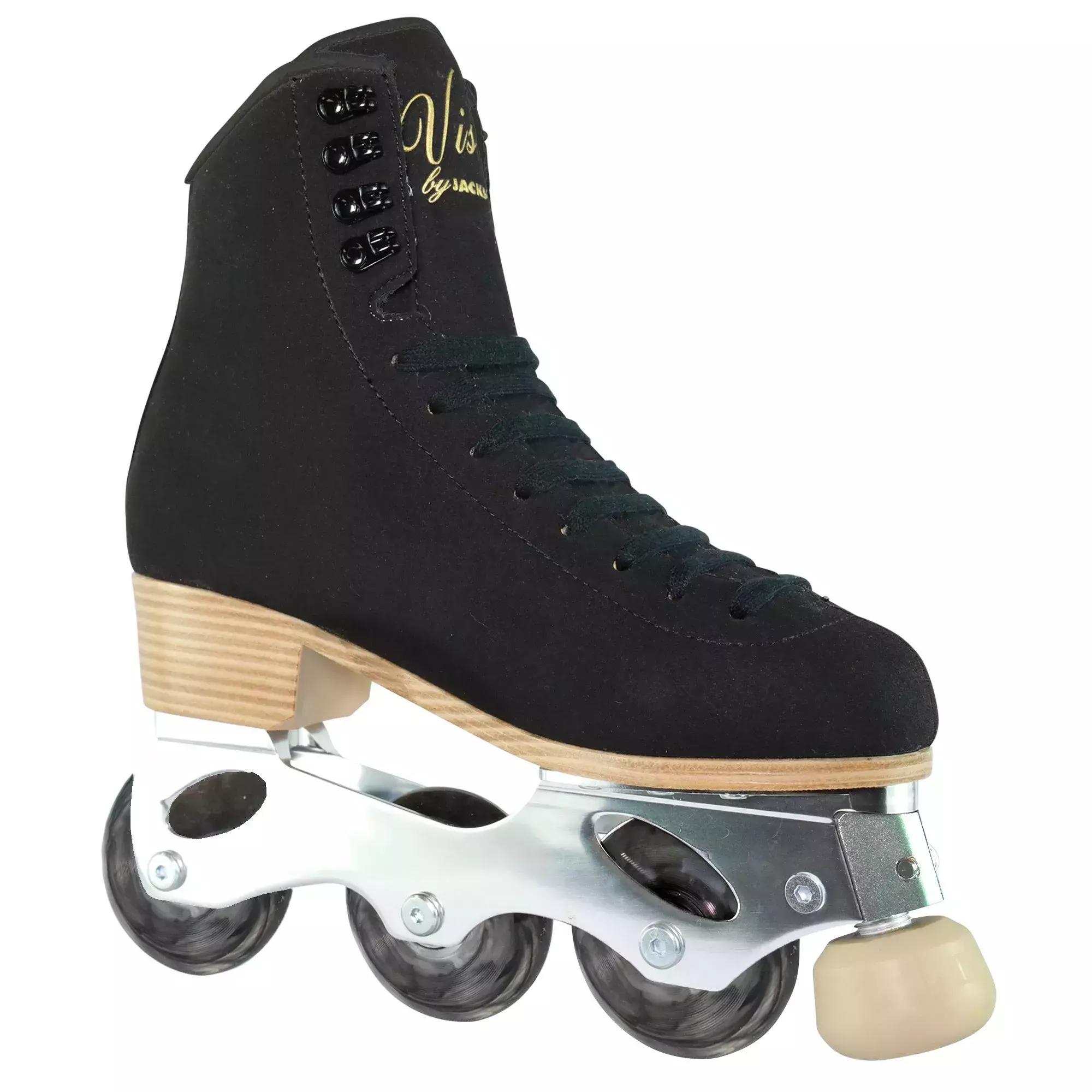 Jackson Vista PA500 women's inline figure skates in Black, right angle