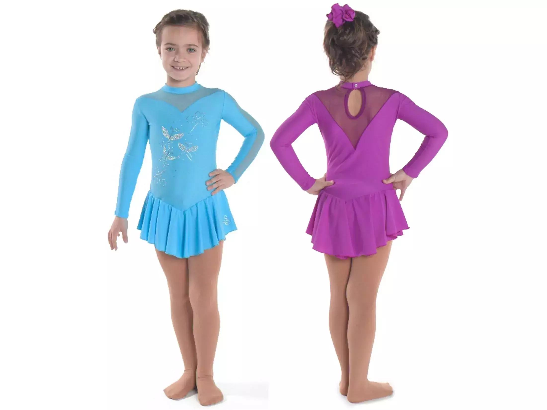 Sagester Figure Skating Dress Style: 187, Bay Blue 49