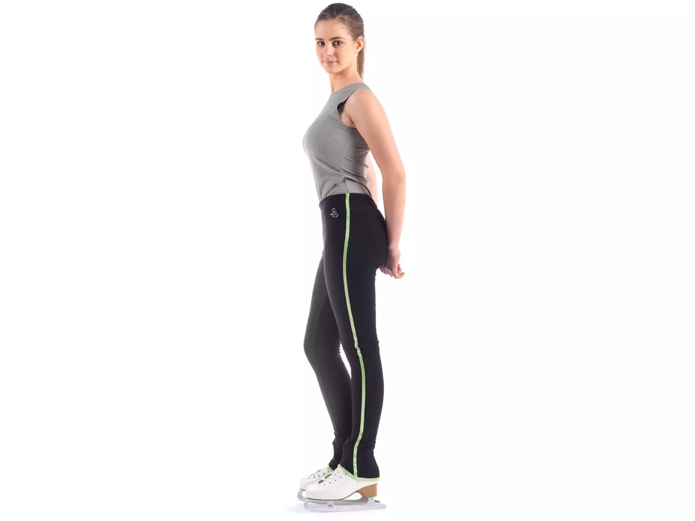 Sagester Figure Skating Pants Style: 424, Lime edges 57 Sagester Figure Skating Pants Style: 424, Lime edges 57