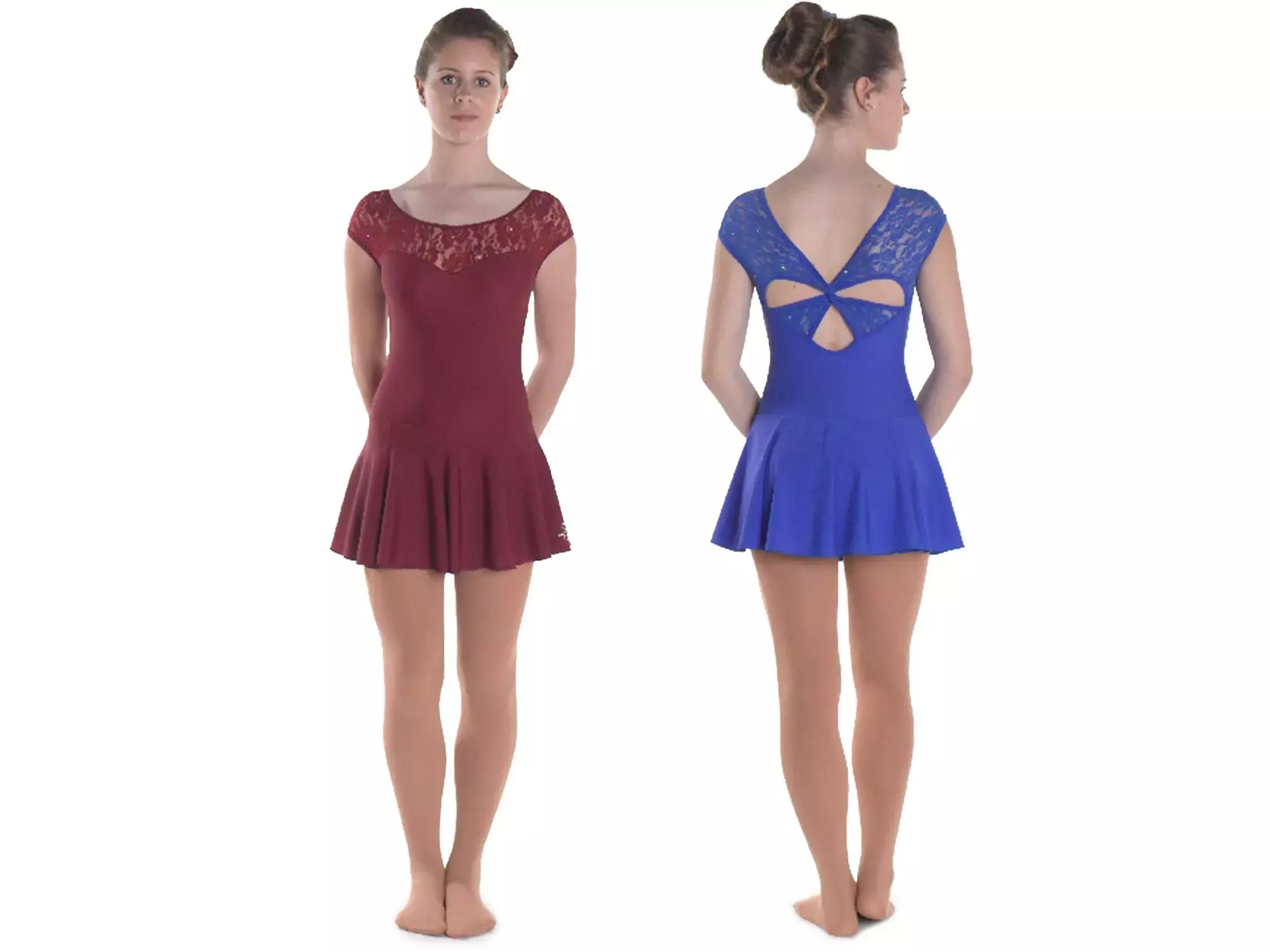 Sagester Figure Skating Dress Style: 186, Bordo 33