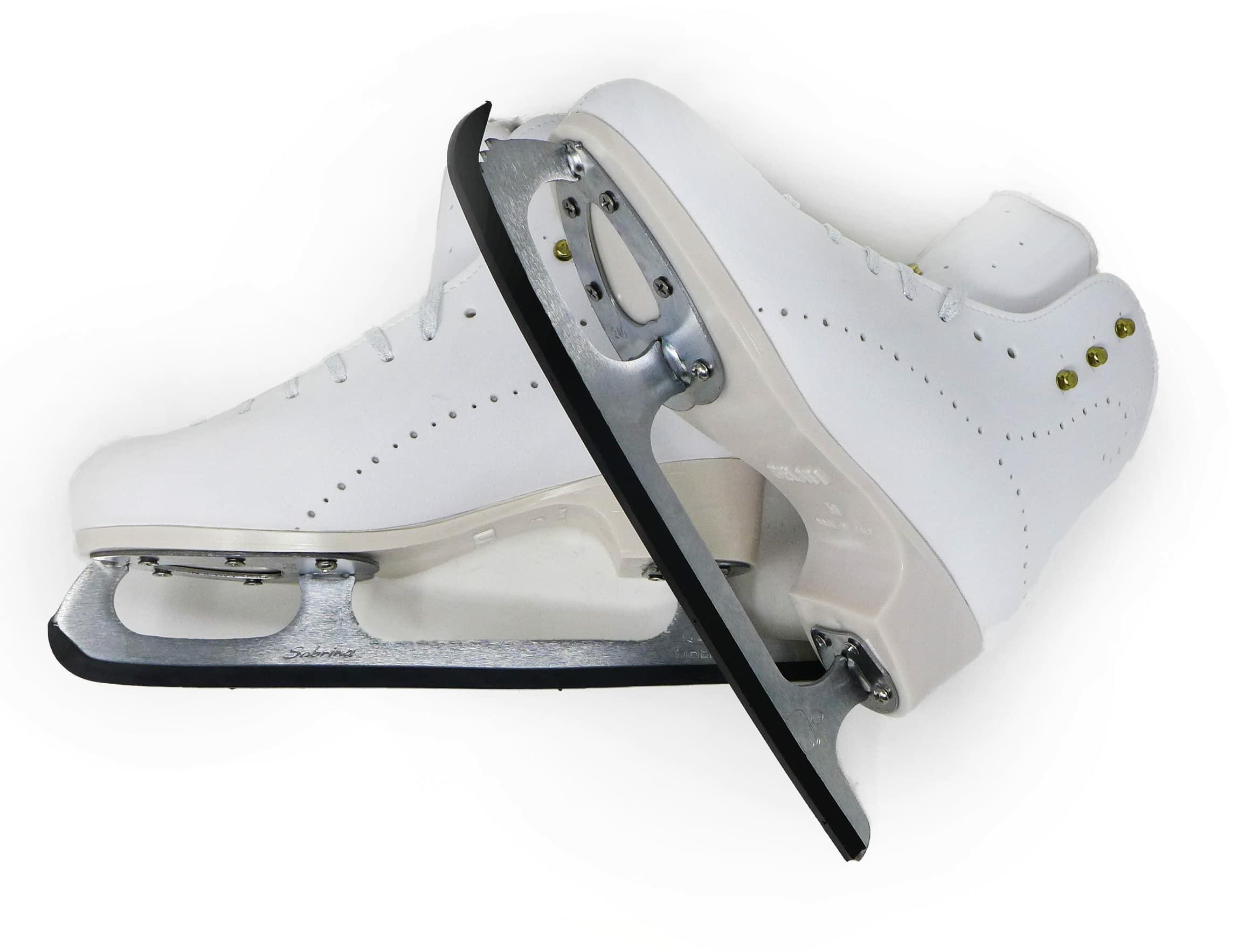 Crossed Belati Iris Microfiber skates with satin-finish Botas Sabrina blades