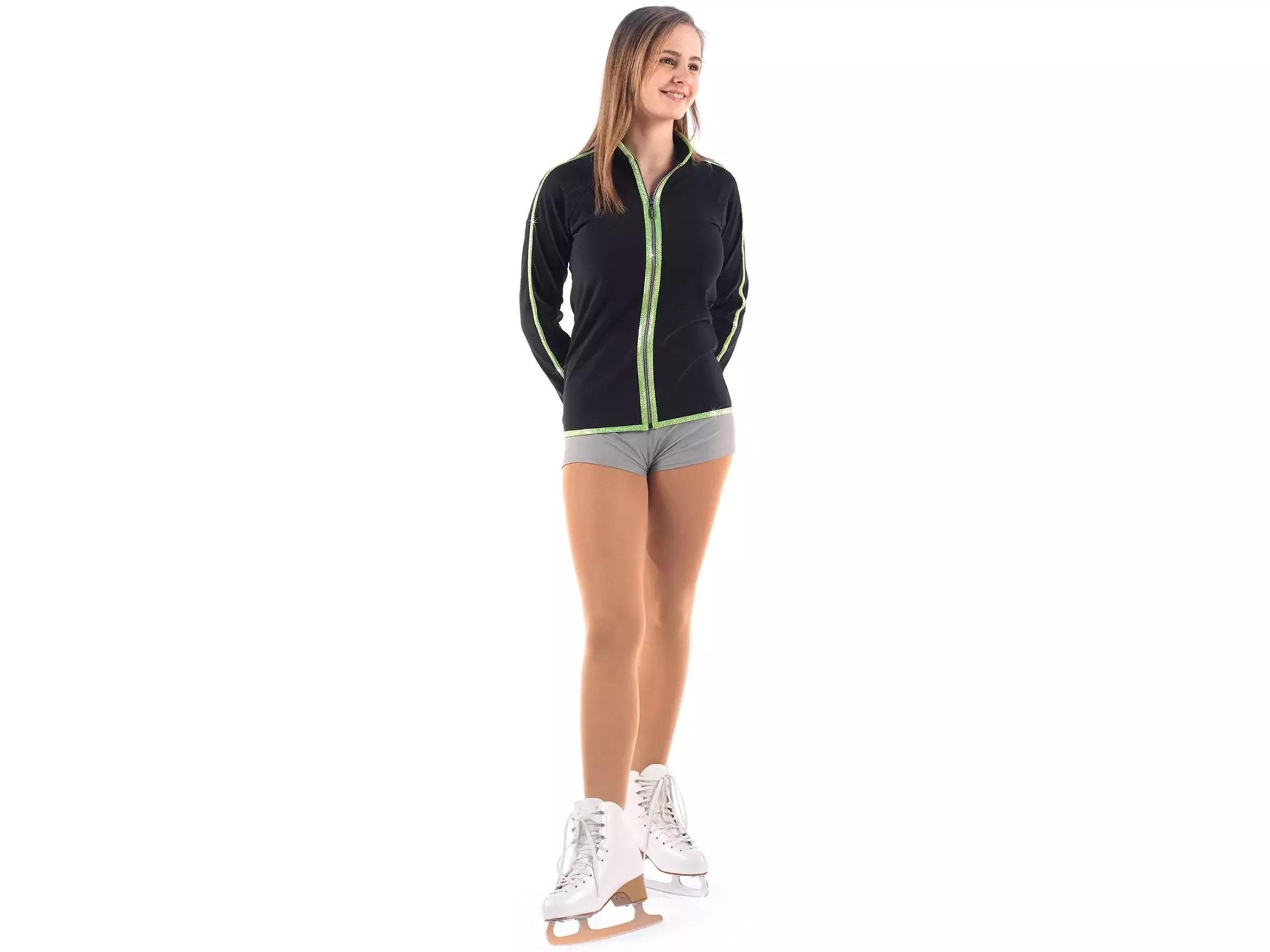 Sagester Figure Skating Jacket Style: 252, Lime edges 57 Sagester Figure Skating Jacket Style: 252, Lime edges 57