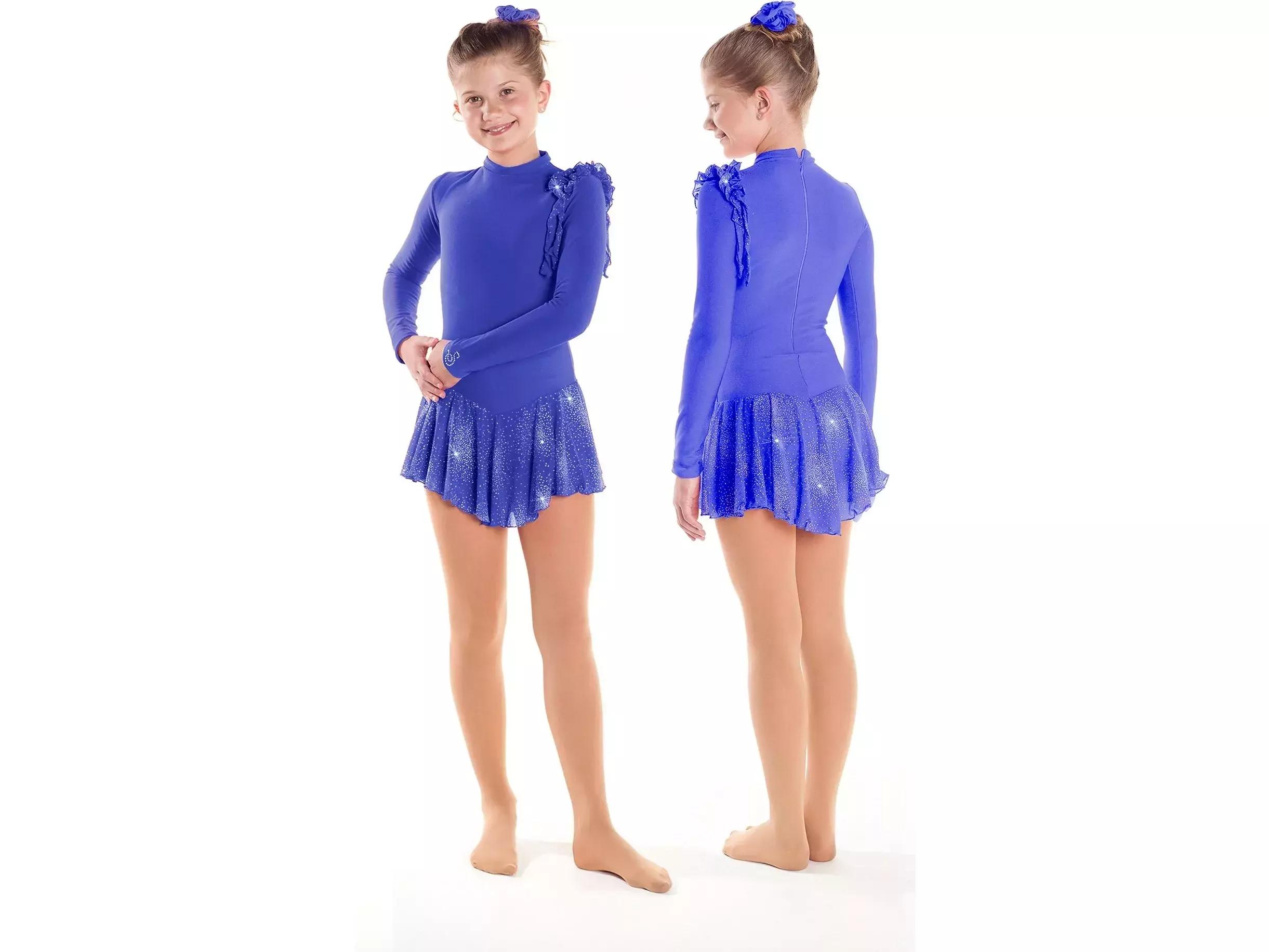 Sagester Figure Skating Dress Style 163 – Blue 41 Sagester Figure Skating Dress Style 163 – Blue 41