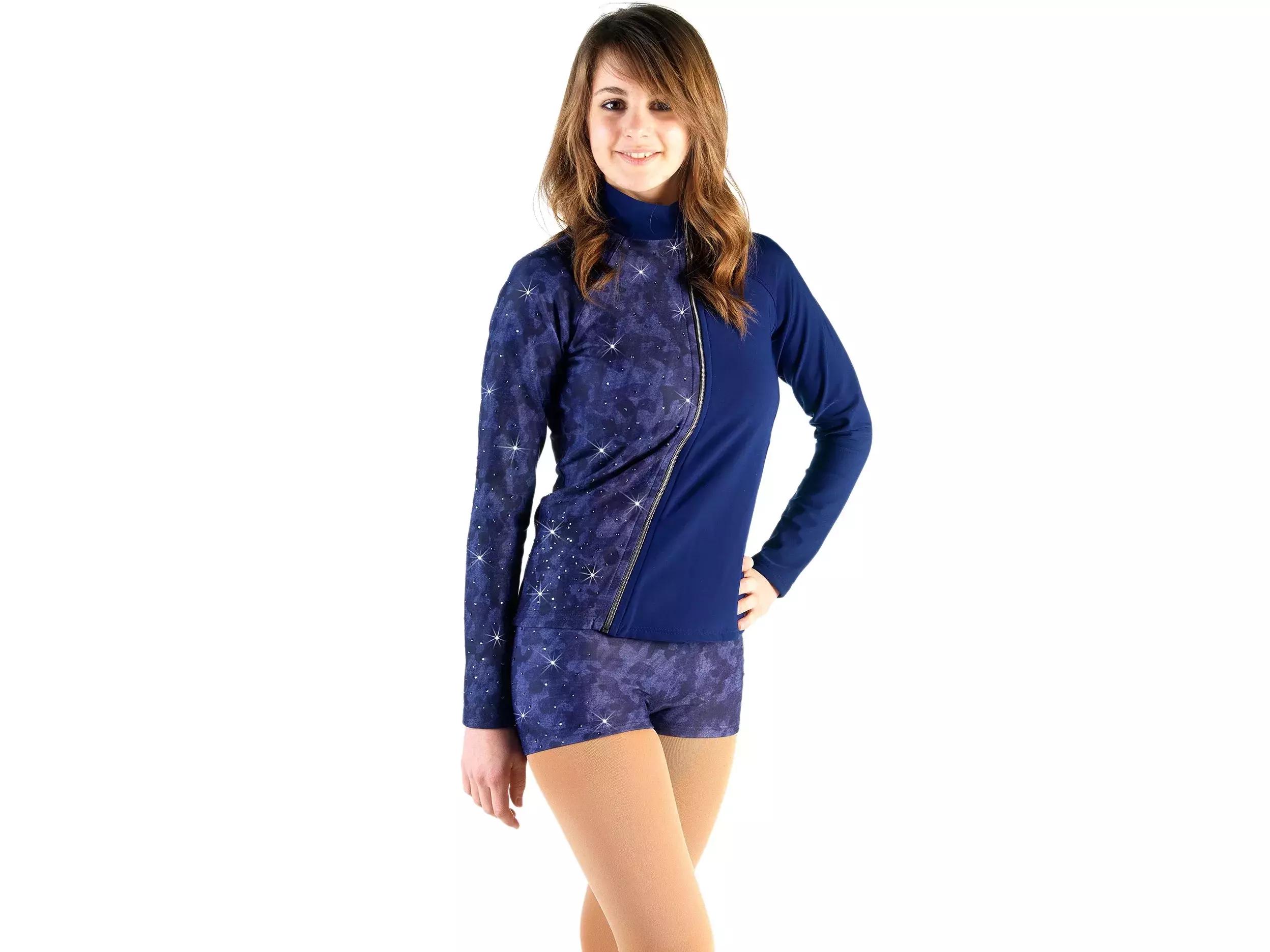 Sagester Figure Skating Jacket Style: 260, Blue 57 Sagester Figure Skating Jacket Style: 260, Blue 57