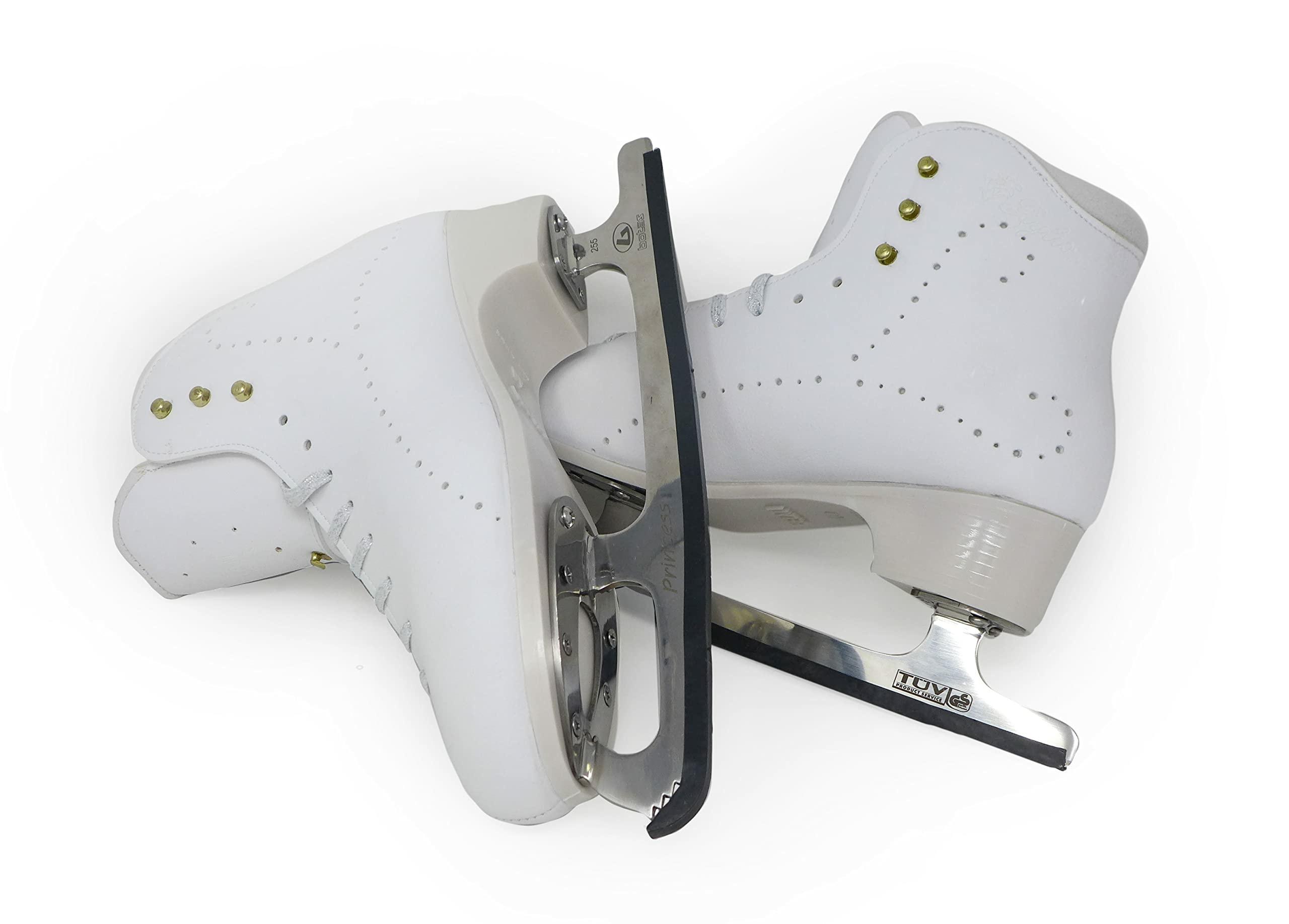Belati Giglio Women’s Figure Ice Skates Made in Italy 327 Botas Princess blade with TÜV GS mark screw-mounted to the Belati Giglio sole