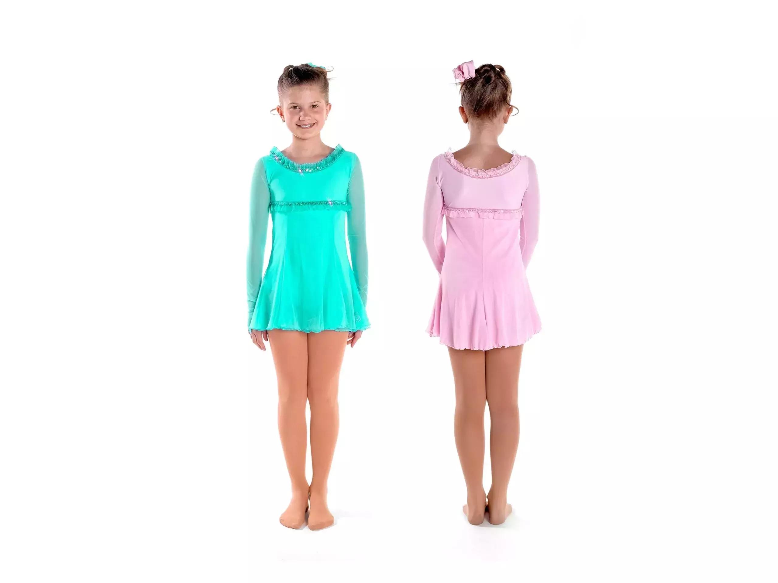 Sagester Figure Skating Dress Style: 169, Turquoise 49