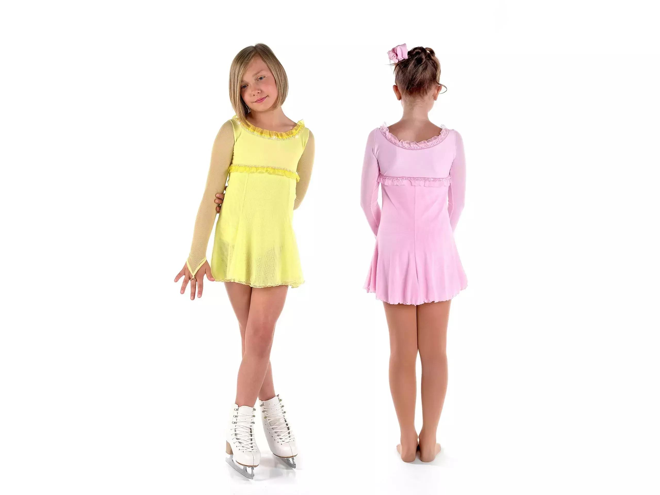 Sagester Figure Skating Dress Style: 169, Yellow 49
