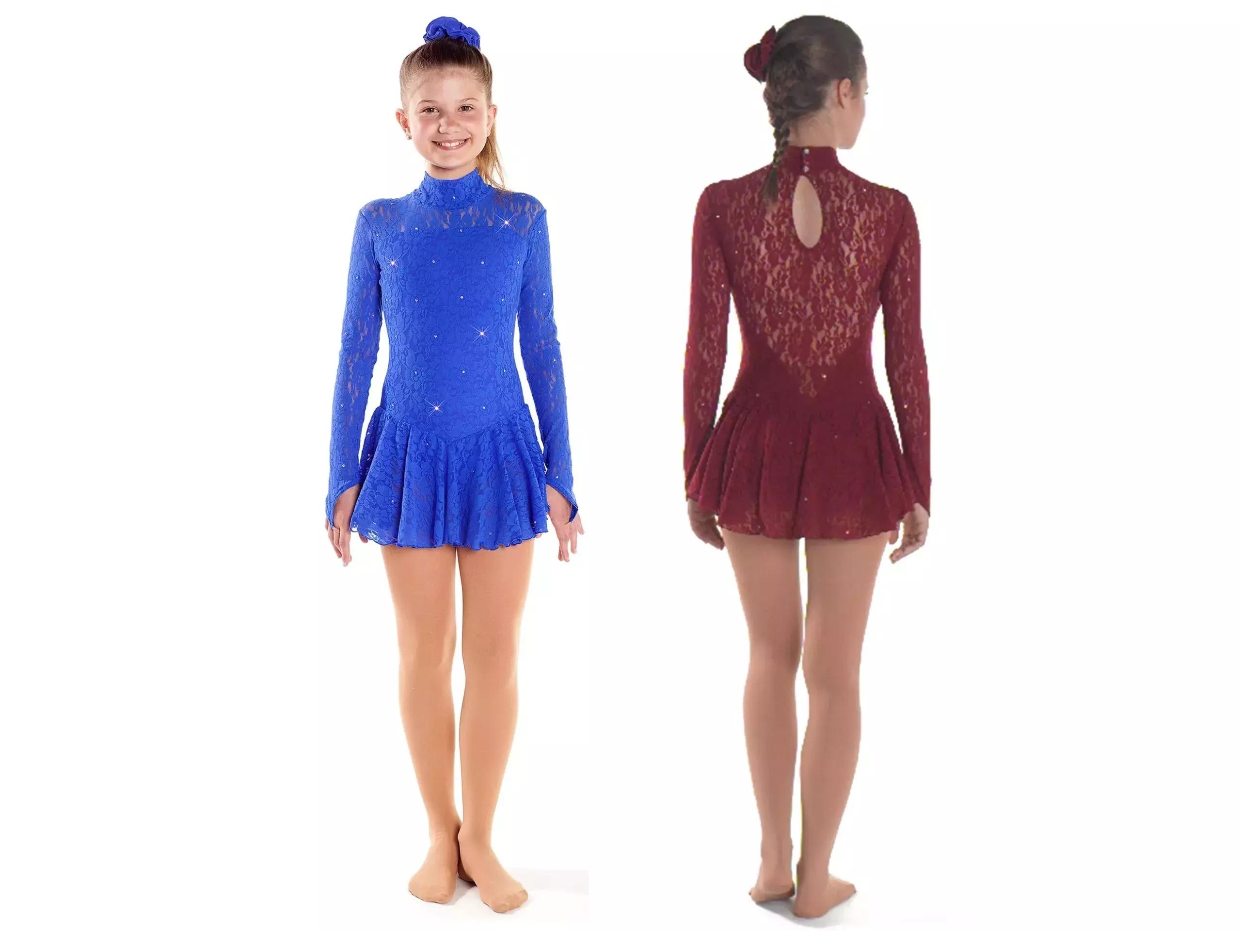 Sagester Figure Skating Dress Style: 188, Blue 41