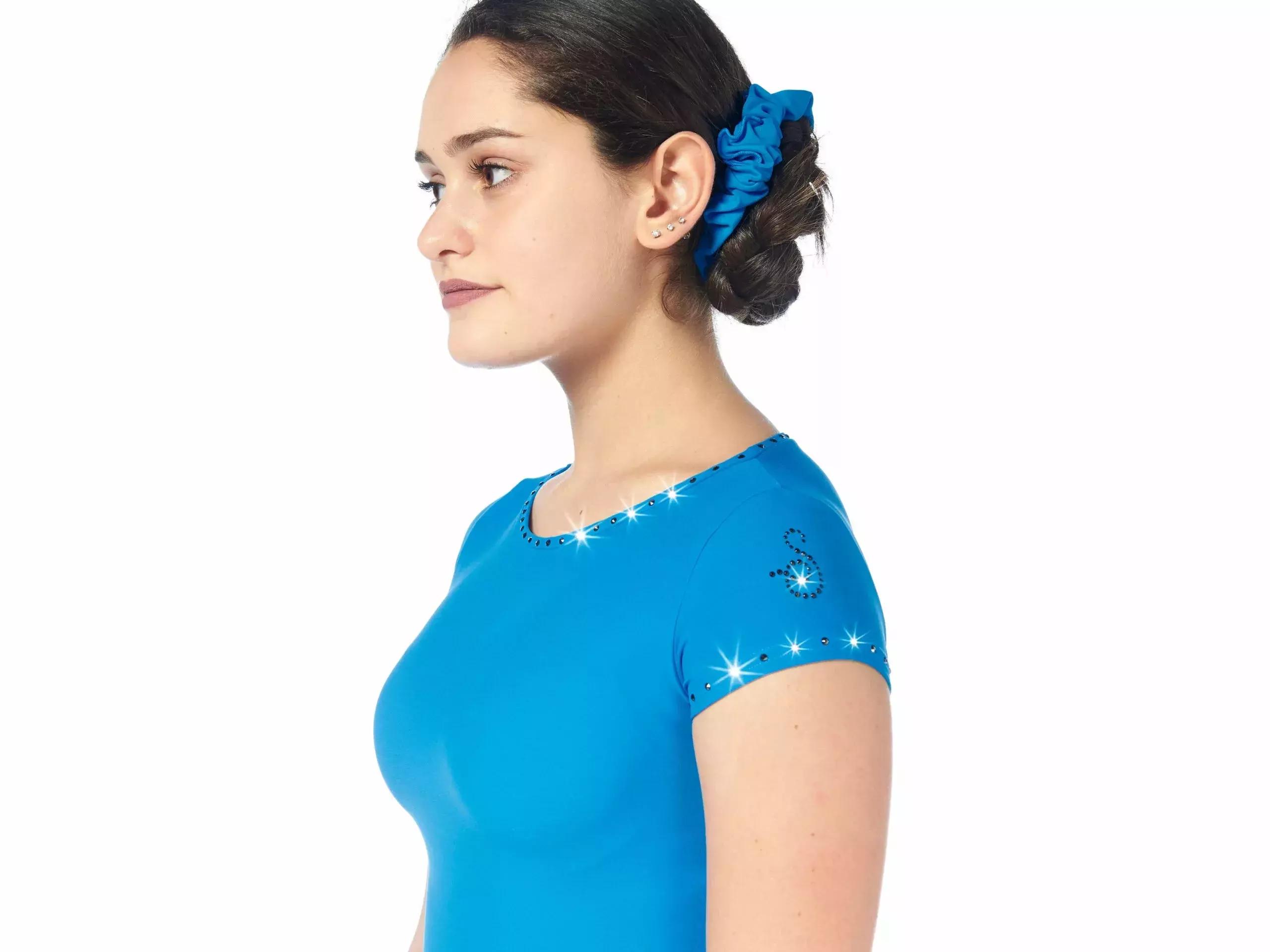 Sagester Figure Skating Leotards Style: 126, Light Blue 86