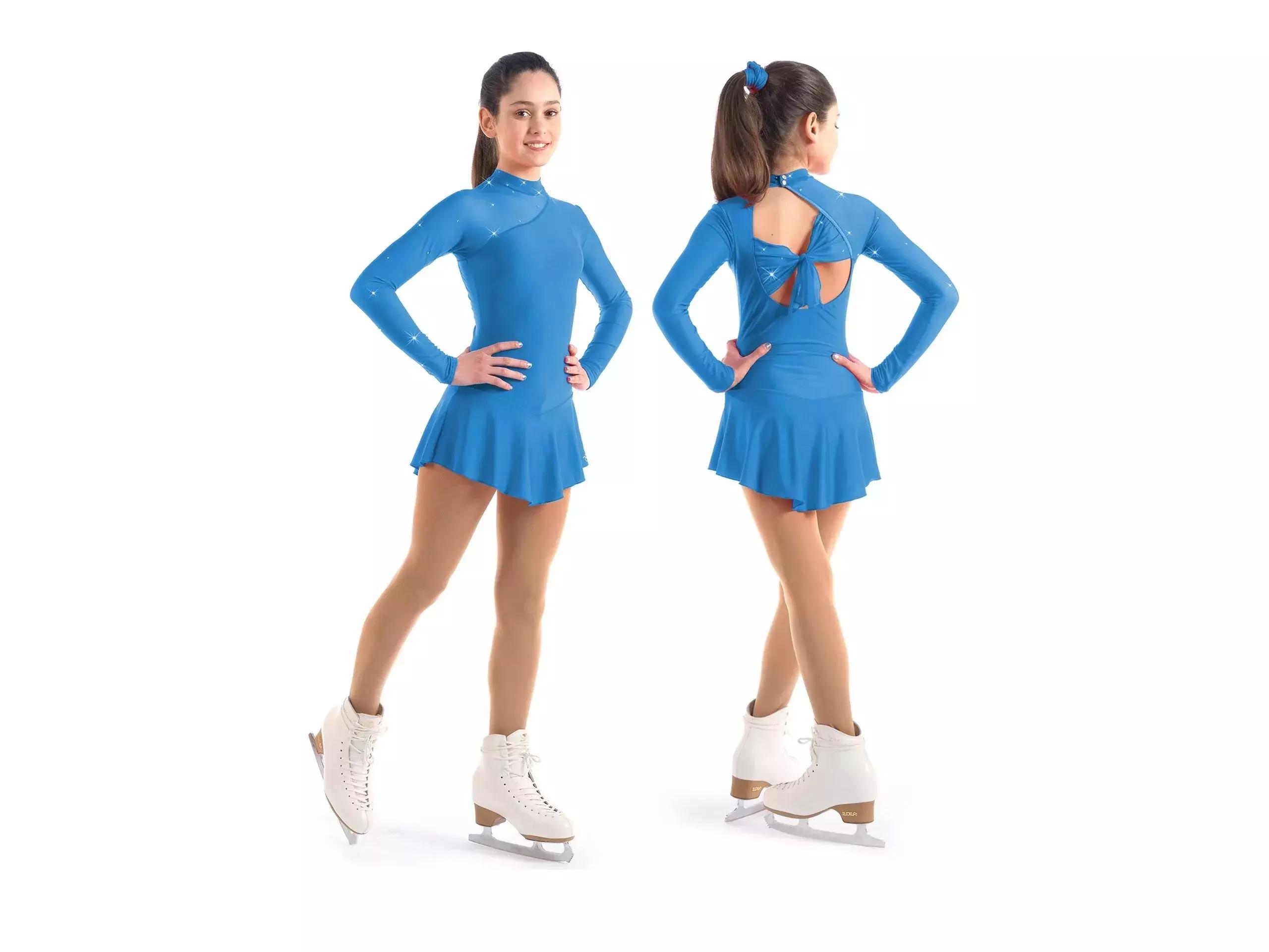 Sagester Figure Skating Dress Style: 149, Bay Blue 57 Sagester Figure Skating Dress Style: 149, Bay Blue 57