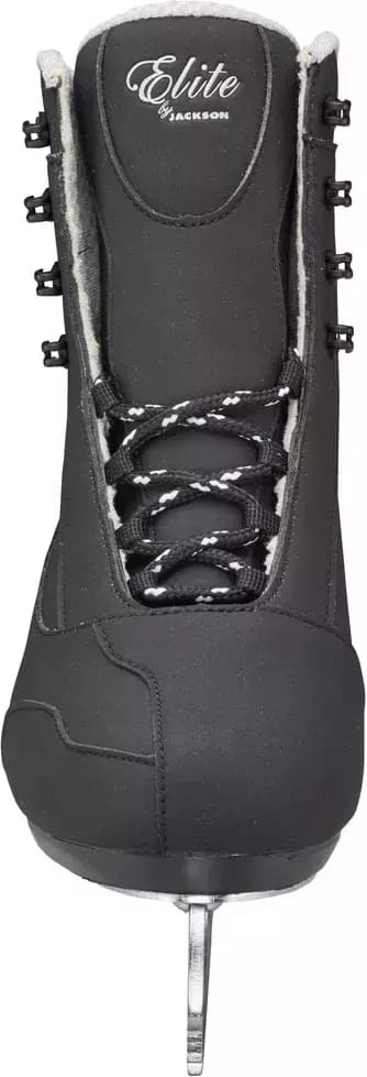 Jackson Ultima Softec Elite ST7202 Men’s Ice Skates 8 Front view of the Jackson Softec Elite ST7202 men's ice skate showing the padded tongue and reinforced toe wrap