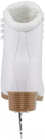 Rear view of the Jackson SoftSkate 380 showing the cream fleece collar, centre back seam and tan stacked heel