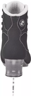 Back of the black Softec Elite ST7200 showing the contoured heel counter, punched vent holes and the light gray rolled collar