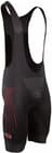 I-EXE Made in Italy – Multizone Compression Men’s Cycling Shorts – Color: Black with Red 57