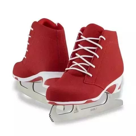 Jackson Softec DIVA DV3000 in red, showing the two-tone white figure outsole and the Ultima Mark I blade