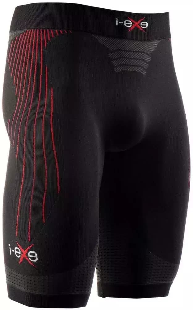 I-EXE Made in Italy – Multizone Compression Men’s Shorts – Color: Black with Red 73 I-EXE Made in Italy – Multizone Compression Men’s Shorts – Color: Black with Red 73