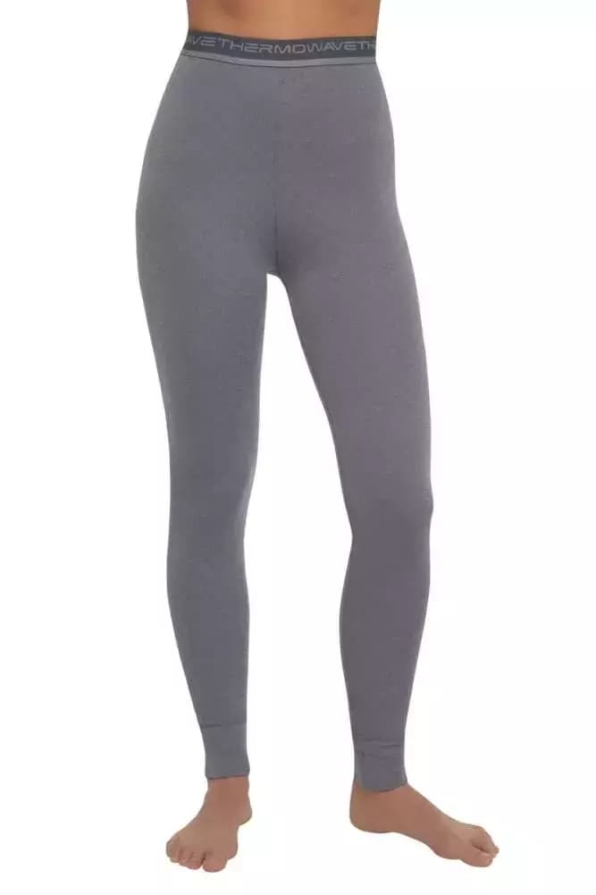 THERMOWAVE – MERINO XTREME / Womens Merino Wool Thermal Pants / Silver Grey Melange THERMOWAVE – MERINO XTREME / Womens Merino Wool Thermal Pants / Silver Grey Melange
