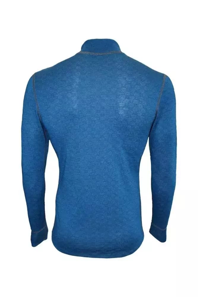 THERMOWAVE – MERINO XTREME / Mens Merino Wool Thermal Shirt / DARK SEA + ZIP 62 THERMOWAVE – MERINO XTREME / Mens Merino Wool Thermal Shirt / DARK SEA + ZIP 62