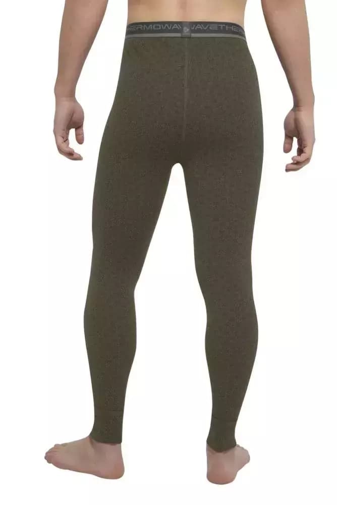 THERMOWAVE – MERINO XTREME / Mens Merino Wool Thermal Pants / Forest Green 2