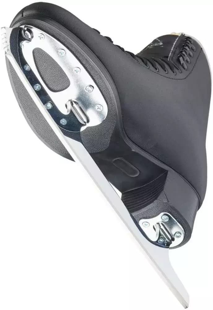 Underside of the Jackson Classic 552 showing the outsole and screw-mounted Mark II blade